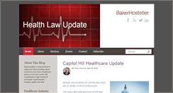 Desktop Screenshot of healthlawupdate.com